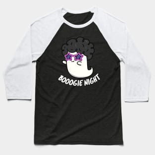 Boo-gie Night Cute Halloween Ghost Pun Baseball T-Shirt